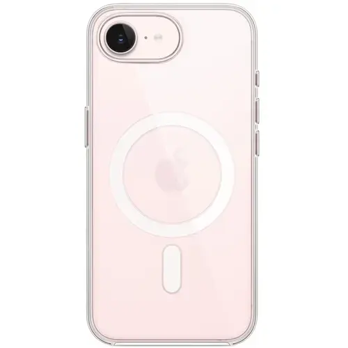 Husa protectie spate Apple Clear Case cu MagSafe MHWC4ZM/A pentru iPhone 17e (Transparent)