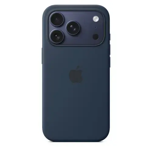 Husa Protectie Spate Apple MGFH4ZM/A pentru iPhone 17 Pro, Silicone Case, MagSafe (Bleumarin)