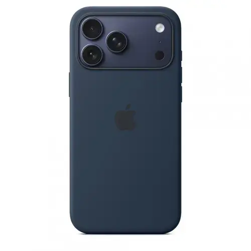 Husa Protectie Spate Apple MGFP4ZM/A pentru iPhone 17 Pro Max, Silicone Case, MagSafe (Bleumarin)