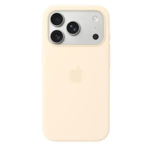 Husa Protectie Spate Apple MHVX4ZM/A pentru iPhone 17 Pro Silicone Case, MagSafe (Crem)