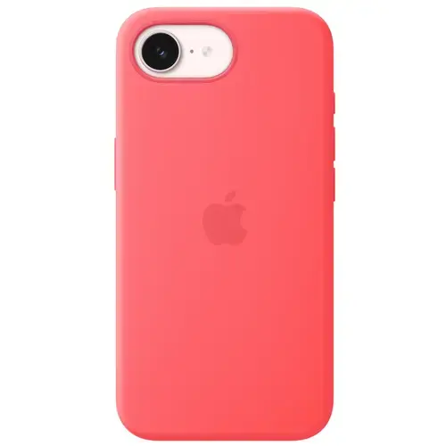 Husa protectie spate Apple Silicone Case cu MagSafe MHWH4ZM/A pentru iPhone 17e (Roz aprins)