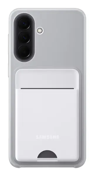Husa Protectie Spate cu portofel Samsung Card Slot Case EF-OA576TJEGWW pentru Galaxy A57 (Gri deschis)