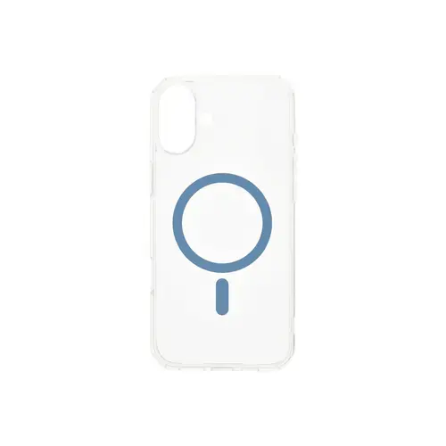 Husa Protectie Spate Dviced DV511009, Magsafe, pentru iPhone 16 (Albastru/Transparent)