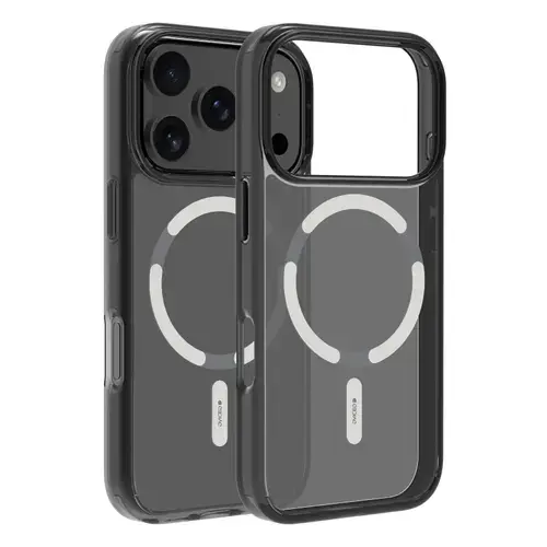 Husa Protectie Spate Dviced DV511056, MagSafe pentru Apple iPhone 17 Pro, Smoke Case (Argintiu)