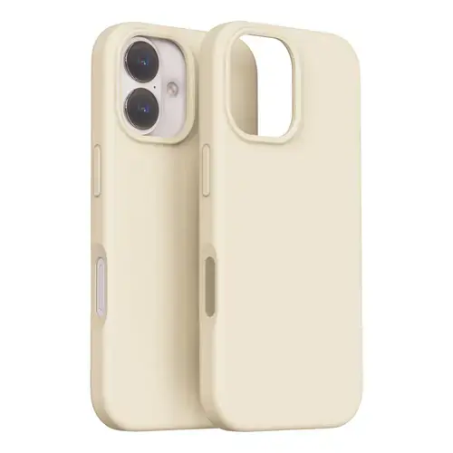 Husa Protectie Spate Dviced DV511058, Silicone Case, MagSafe, pentru Apple iPhone 17 (Bej)
