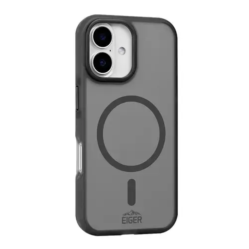 Husa Protectie Spate Eiger EGCA00904 Blizzard Magsafe GRS pentru iPhone 17 (Negru)