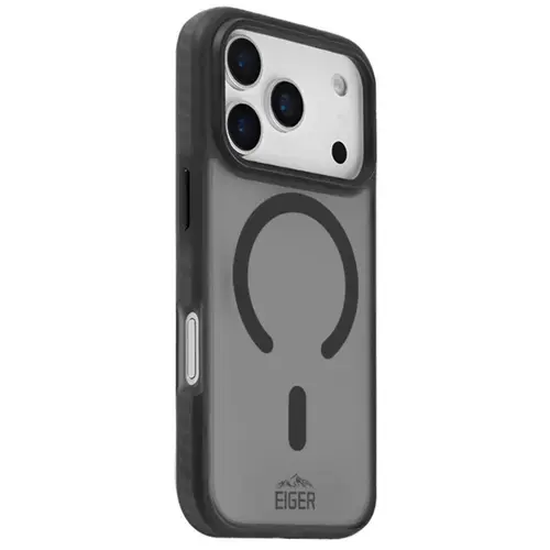 Husa Protectie Spate Eiger EGCA00906 Blizzard Magsafe GRS pentru Apple iPhone 17 Pro (Negru)
