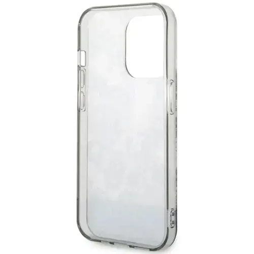 Husa Protectie Spate Guess Porcelain Collection pentru Apple iPhone 14 Pro (Gri)