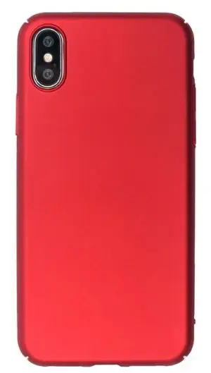 Husa Protectie Spate Just Must Uvo pentru iPhone XS / X (Rosu)