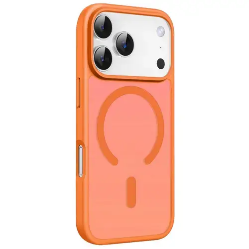 Husa Protectie Spate Lemontti LEMHEGIXVIIPMP EliteGuard Magsafe pentru iPhone 17 Pro Max (Portocaliu)