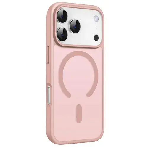 Husa Protectie Spate Lemontti LEMHEGIXVIIPR EliteGuard Magsafe pentru iPhone 17 Pro (Roz)