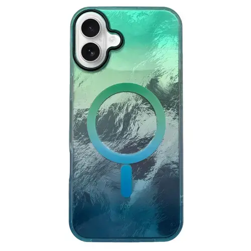 Husa Protectie Spate Lemontti LEMHGMCIXVIPMU Glacier Magsafe Case pentru Apple iPhone 16 Plus (Multicolor)