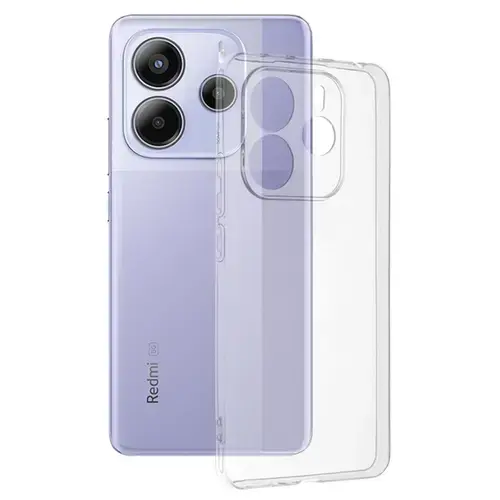 Husa Protectie Spate Lemontti LEMHSCXRN14T Silicon Clear pentru Xiaomi Redmi Note 14 4G (Transparent)