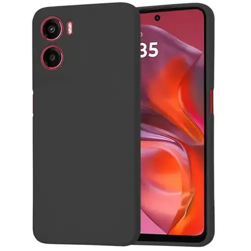 Husa Protectie Spate Lemontti LEMHSFMMG05N Silicon Soft Slim pentru Motorola Moto G05 / E15 (Negru)