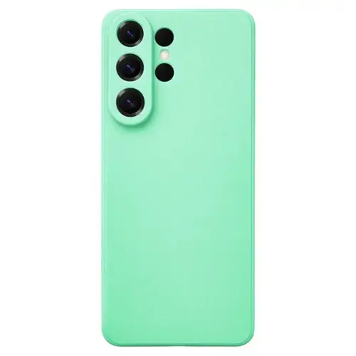 Husa Protectie Spate Lemontti LEMHSSSGS26UA Silicon Soft Slim pentru Samsung Galaxy S26 Ultra (Verde Menta)