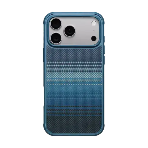 Husa Protectie Spate Pitaka KI1703MGP pentru Apple iPhone 17 Pro Aramid ProGuard (Albastru)