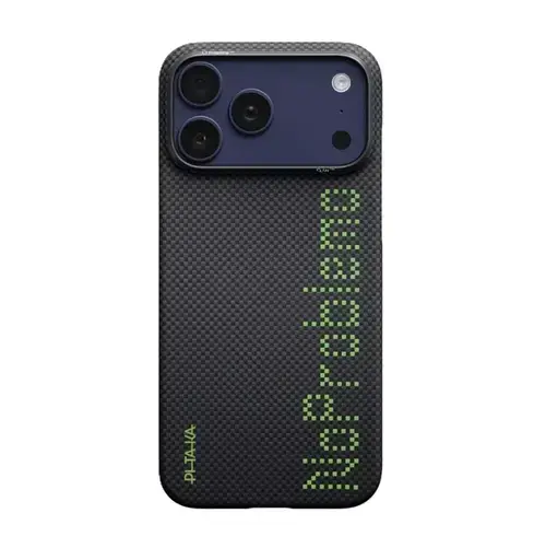 Husa Protectie Spate Pitaka pentru Apple iPhone 17 Pro Max Aries, Ultra-Slim (Negru)