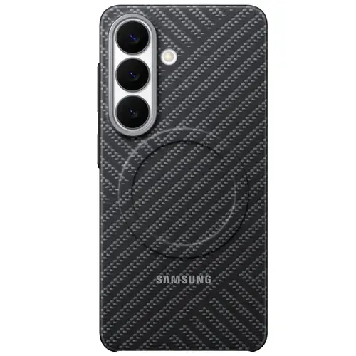 Husa Protectie Spate Samsung Carbon Magnet Case EF-KS942SSEGWW pentru Galaxy S26 (Gri)