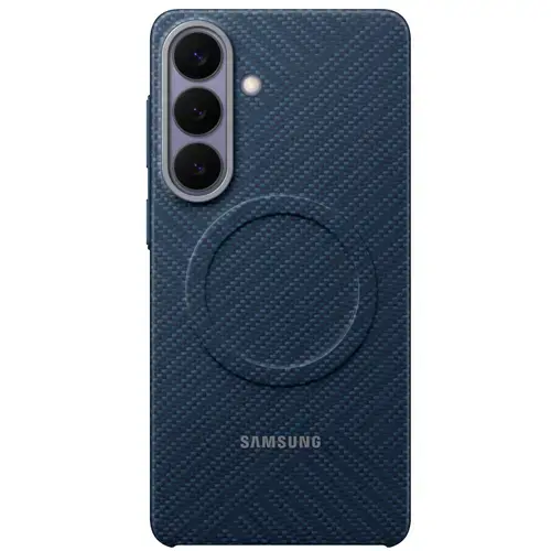 Husa Protectie Spate Samsung Carbon Magnet Case EF-KS947SCEGWW pentru Galaxy S26+ (Albastru)