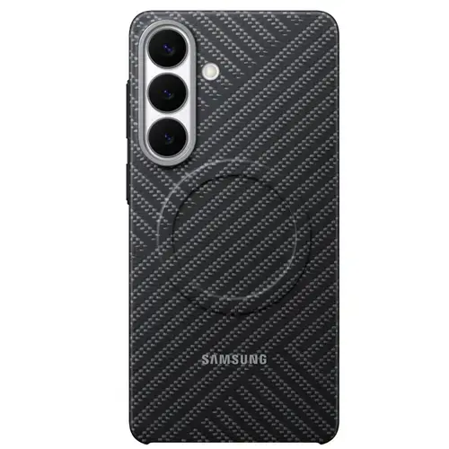 Husa Protectie Spate Samsung Carbon Magnet Case EF-KS947SSEGWW pentru Galaxy S26+ (Gri)