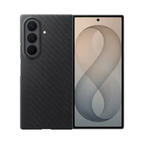 Husa Protectie Spate Samsung Carbon Magnet EF-KF976SBEGWW pentru Galaxy Z Fold8 Ultra (Negru)
