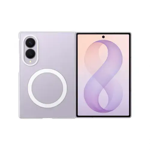 Husa Protectie Spate Samsung Clear Magnet EF-CF971CTEGWW pentru Galaxy Z Fold8 (Transparent)