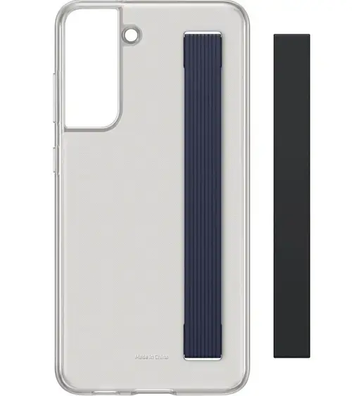 Husa Protectie Spate Samsung EF-XG990CBEGWW pentru Samsung Galaxy S21 FE (Gri)