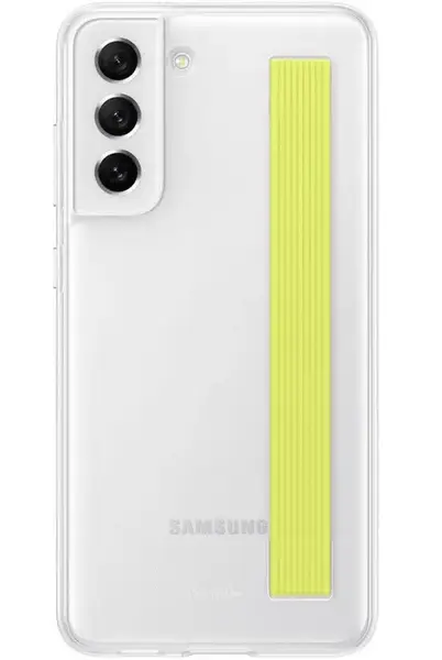 Husa Protectie Spate Samsung EF-XG990CWEGWW pentru Samsung Galay S21 FE (Alb)