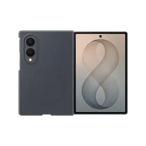 Husa Protectie Spate Samsung Silicone Magnet EF-EF971CBEGWW pentru Galaxy Z Fold8 (Negru)