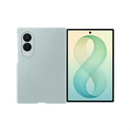 Husa Protectie Spate Samsung Silicone Magnet EF-EF971CGEGWW pentru Galaxy Z Fold8 (Verde)