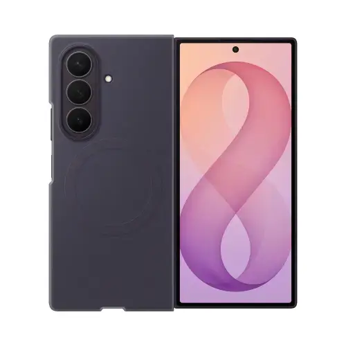 Husa Protectie Spate Samsung Silicone Magnet EF-EF976CVEGWW pentru Galaxy Z Fold8 Ultra (Violet)