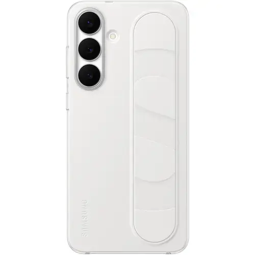 Husa protectie spate Samsung Standing Grip Case EF-GS731CWEGWW pentru Galaxy S25 FE (Alb)