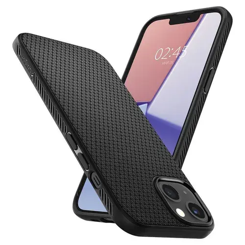 Husa Protectie Spate Spigen Liquid Air pentru iPhone 13 (Negru)