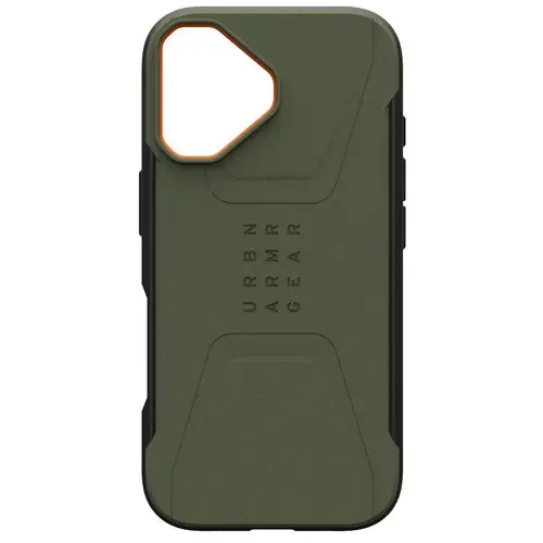 Husa Protectie Spate UAG Civilian MagSafe pentru Apple iPhone 17 (Verde/Portocaliu)