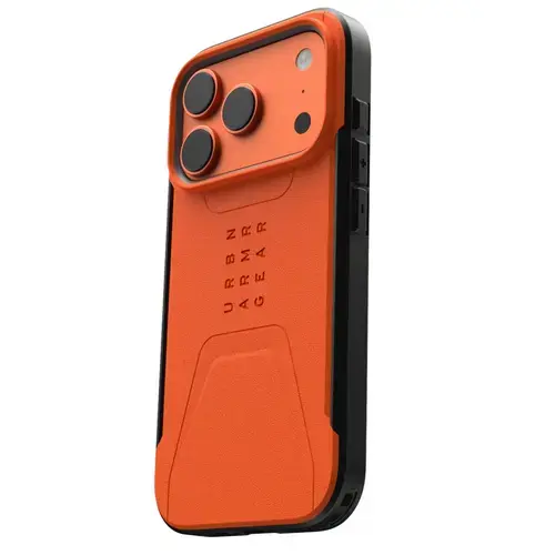 Husa Protectie Spate UAG Civilian Magsafe pentru Apple iPhone 17 Pro (Portocaliu)