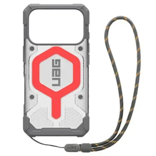 Husa Protectie Spate UAG Pathfinder Clear MagSafe pentru Apple iPhone 17 Pro (Transparent/Gri)