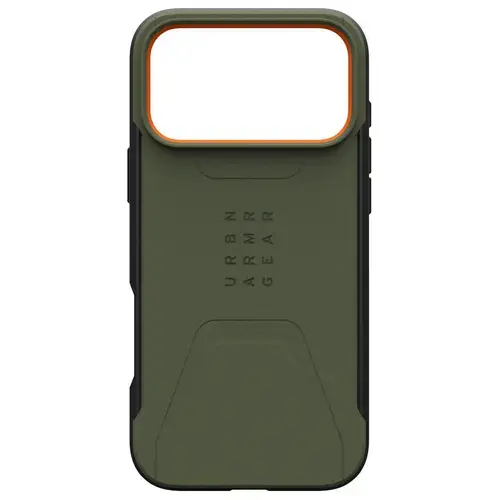 Husa Protetie Spate UAG Civilian MagSafe pentru Apple iPhone 17 Pro Max (Verde/Portocaliu)