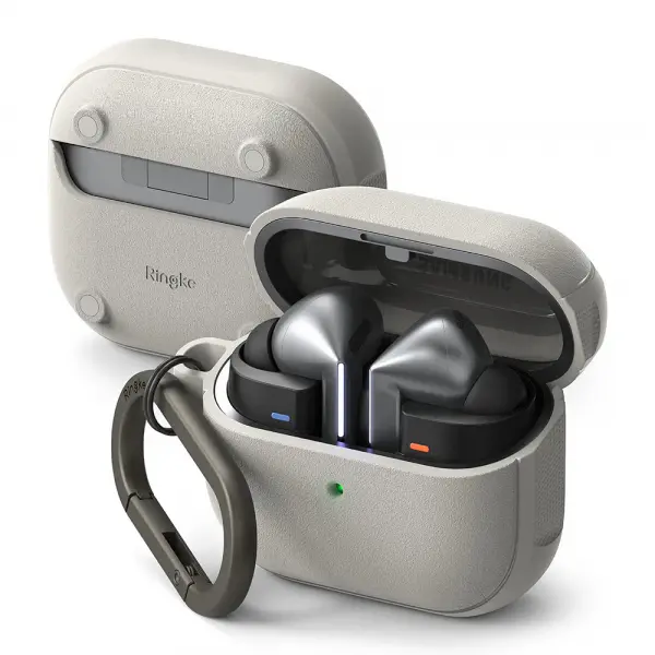Husa Ringke Onyx Magnetic pentru Samsung Galaxy Buds3 FE / Buds3 Pro / Buds3, Gri