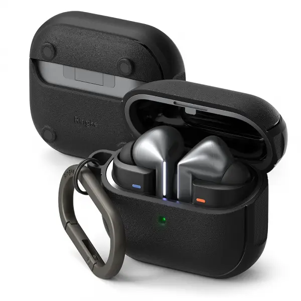 Husa Ringke Onyx Magnetic pentru Samsung Galaxy Buds3 FE / Buds3 Pro / Buds3, Neagra