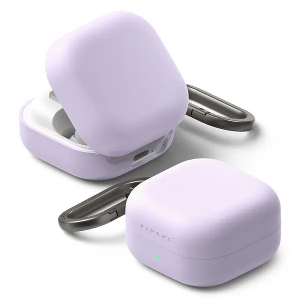 Husa Ringke pentru Samsung Galaxy Buds4 / Buds4 Pro, Mov Deschis
