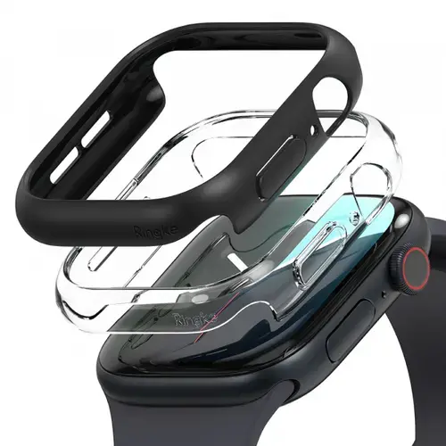 Husa Ringke Slim pentru Apple Watch Series 10 / 11 42mm, Set 2 bucati