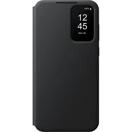 Husa S-View Wallet pentru Samsung Galaxy A35 5G A356, EF-ZA356CBEGWW (Negru)