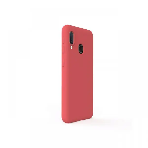 Husa Samsung Galaxy A20e Lemontti Silicon Soft Slim Santa Red