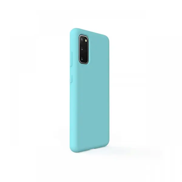 Husa Samsung Galaxy S20 Lemontti Liquid Silicon Tiffany Blue