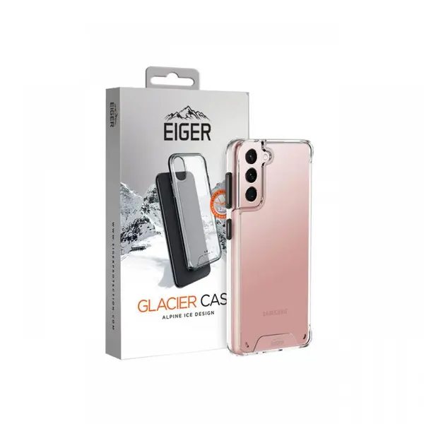 Husa Samsung Galaxy S21 Eiger Glacier Case Clear (shock resistant)