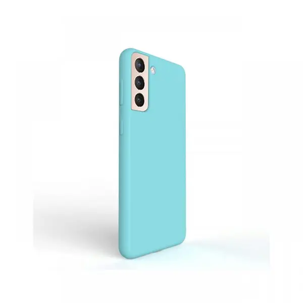 Husa Samsung Galaxy S21 Plus Lemontti Liquid Silicon Tiffany Blue