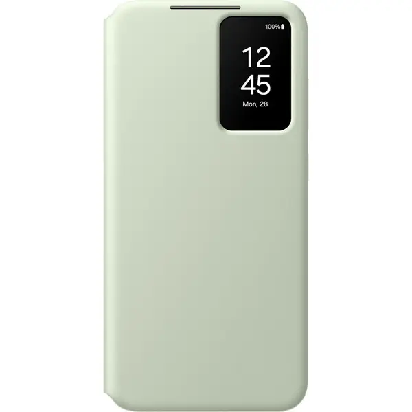 Husa Samsung Galaxy S24 Plus Smart View Wallet Case, Light Green