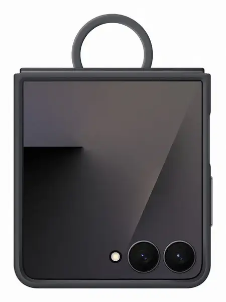 Husa Samsung Ring Case EF-PF766TBEGWW pentru Galaxy Flip7 (Negru)