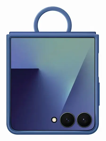 Husa Samsung Ring Case EF-PF766TNEGWW pentru Galaxy Flip7 (Albastru)