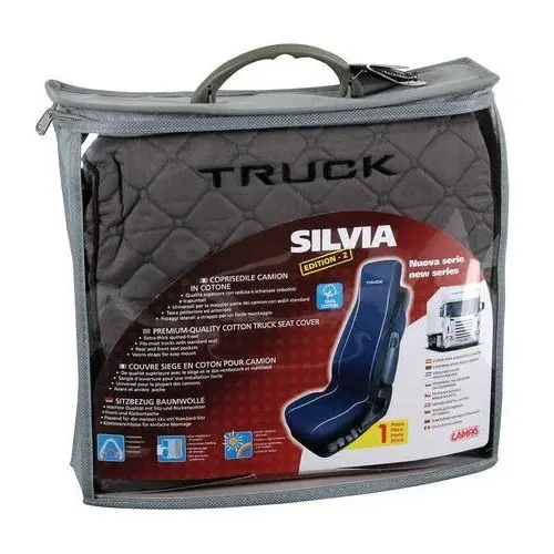 Husa scaun camion bumbac, gri, Lampa